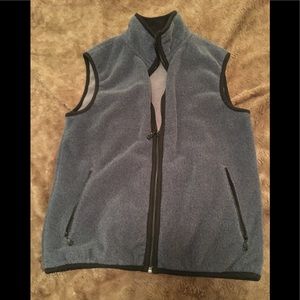 Eddie Bauer Polartec blue fleece vest